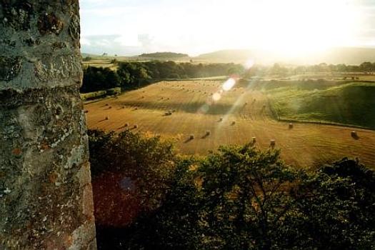 View from Kinnairdy Castle, 2001